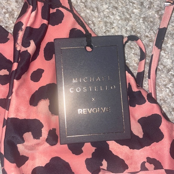 Michael Costello Sierra One Piece in Rusty Orange Cheetah NWT Size Small - Picture 5 of 6